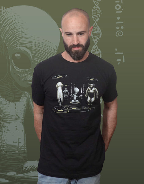 Alien DNA Men's Fitted Crew Neck