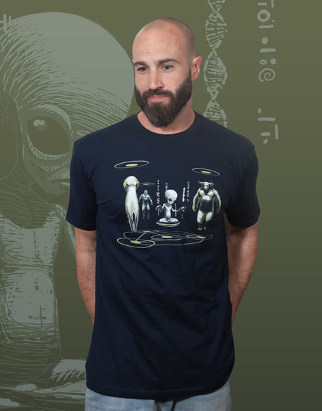 Alien DNA Men's Fitted Crew Neck