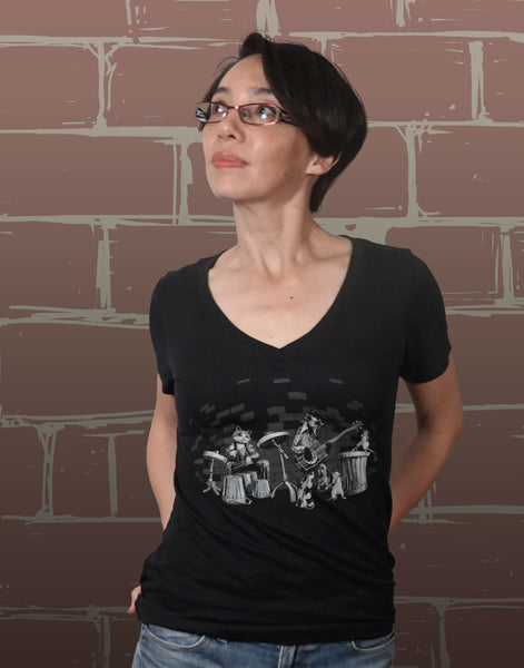 Alley Cats Junior Women's Fitted V-Neck (New Fit)