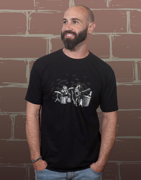 Alley Cats Men's Fitted Crew Neck