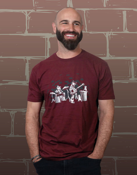 Alley Cats Men's Fitted Crew Neck