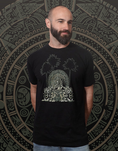 Aztec Beats Men's Fitted Crew Neck