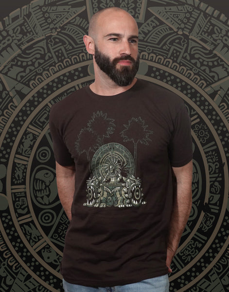 Aztec Beats Men's Fitted Crew Neck