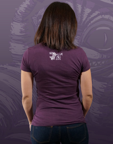 Cheshire Cat Junior Women's Fitted V-Neck (New Fit)