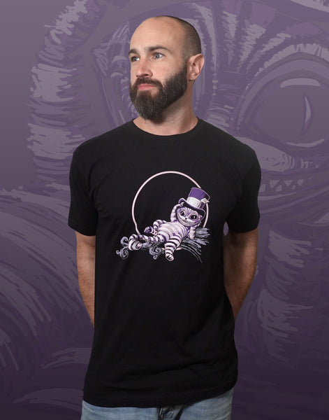 Cheshire Cat Men's Fitted Crew Neck