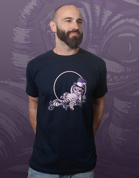 Cheshire Cat Men's Fitted Crew Neck