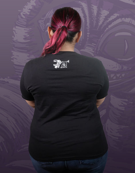 Cheshire Cat Plus Size Relaxed Fit Women's V-Neck