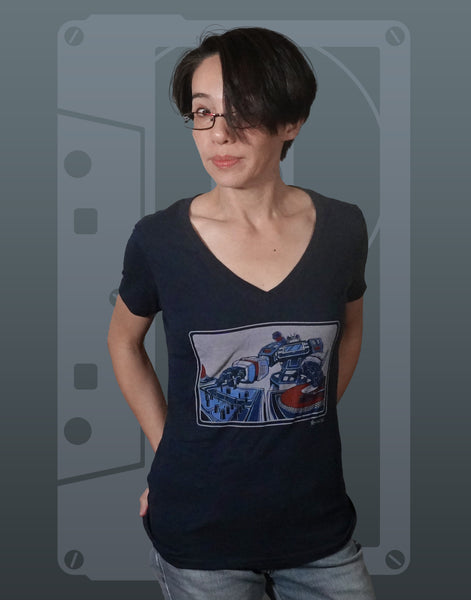 DJ Junior Women's Fitted V-Neck (New Fit)
