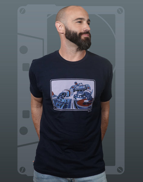 DJ Men's Fitted Crew Neck