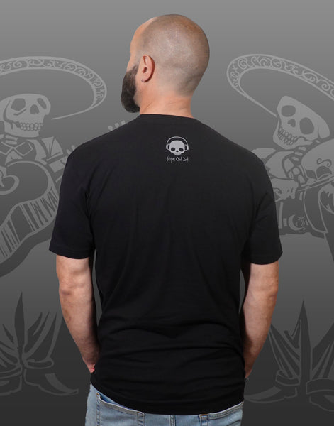 Dia De Los Muertos Men's Fitted Crew Neck