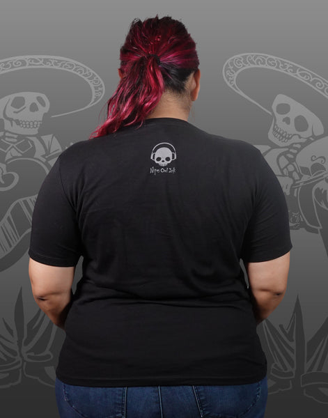 Dia De Los Muertos Plus Size Relaxed Fit Women's V-Neck