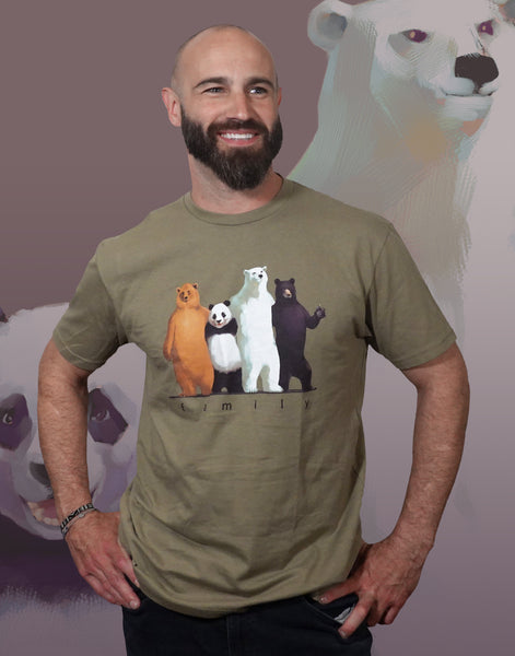 Family Men's Fitted Crew Neck