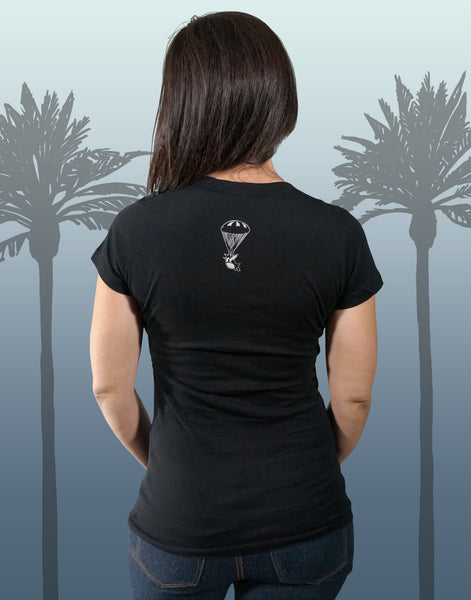 Flying Penguin Junior Women's Fitted V-Neck