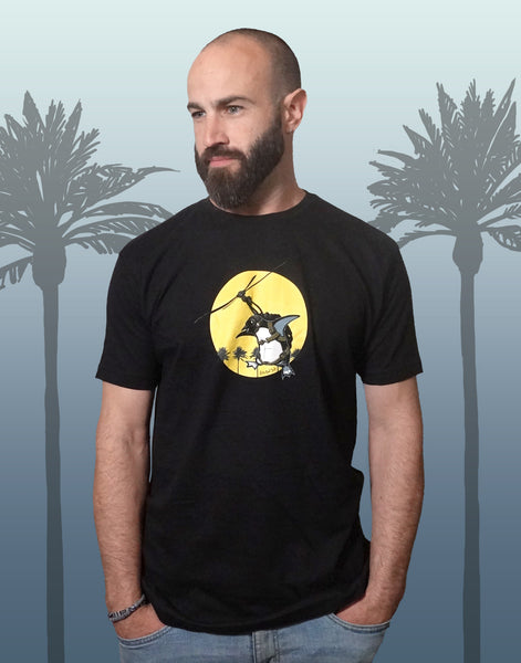 Flying Penguin Men's Fitted Crew Neck