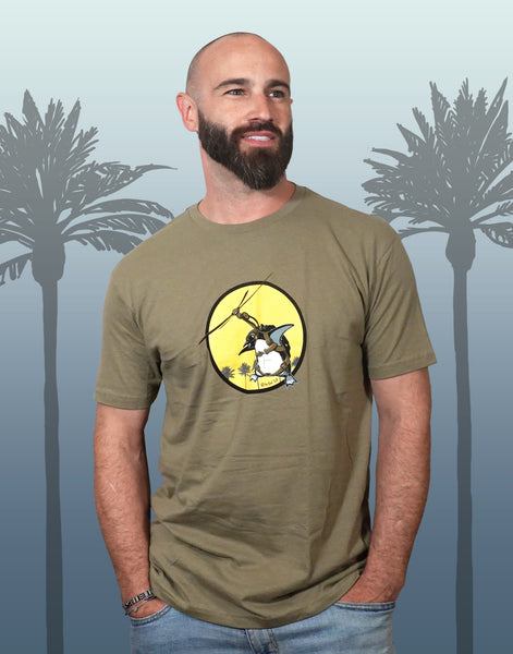 Flying Penguin Men's Fitted Crew Neck