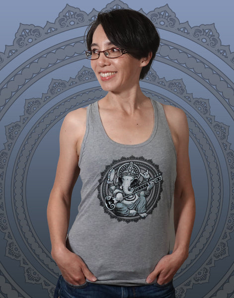 Ganesha Junior Women's Racerback Tank