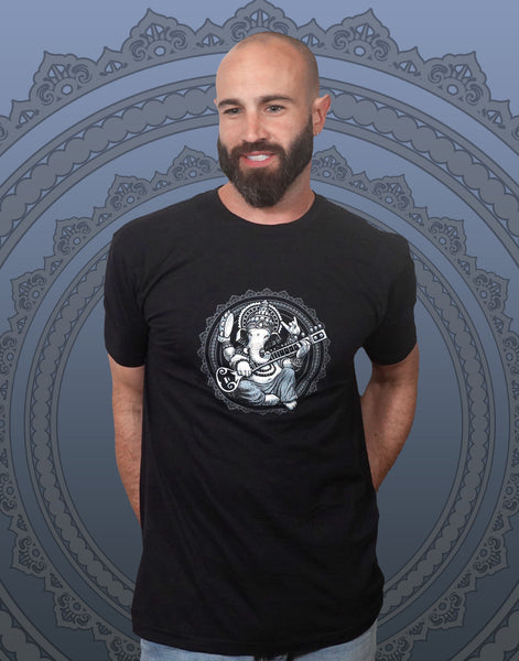 Ganesha Men's Fitted Crew Neck