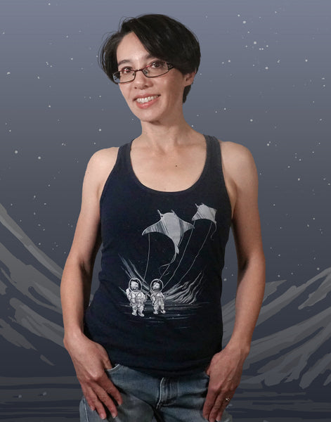Go Fly A Kite Junior Women's Racerback Tank