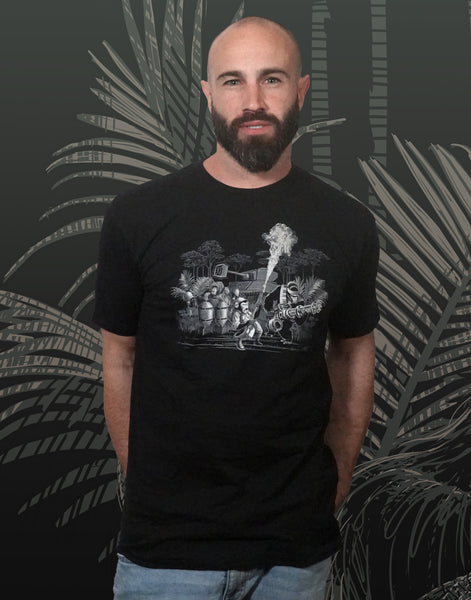Gorilla Warfare Men's Fitted Crew Neck