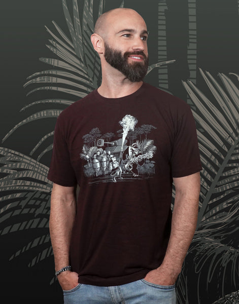 Gorilla Warfare Men's Fitted Crew Neck