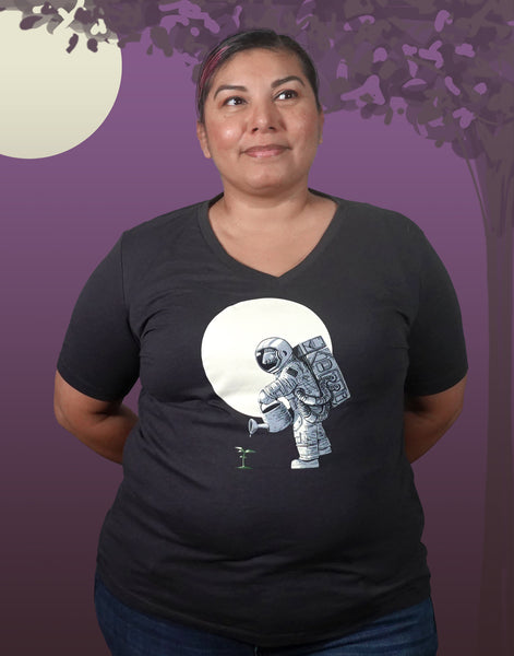 Grow Plus Size Relaxed Fit Women's V-Neck
