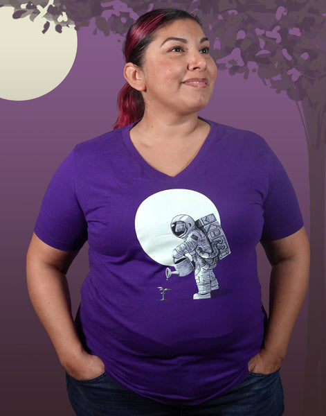 Grow Plus Size Relaxed Fit Women's V-Neck