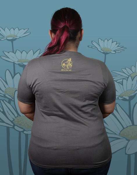 Honey Bee Plus Size Relaxed Fit Women's V-Neck