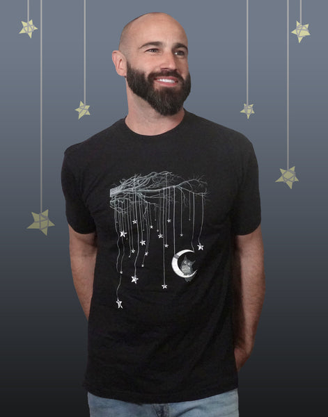 Nite Owl Men's Fitted Crew Neck