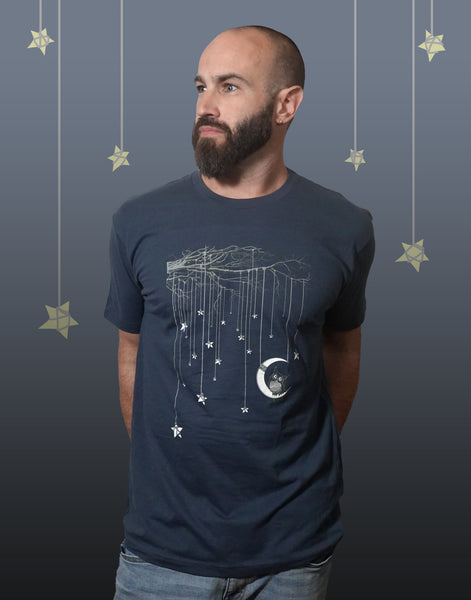 Nite Owl Men's Fitted Crew Neck