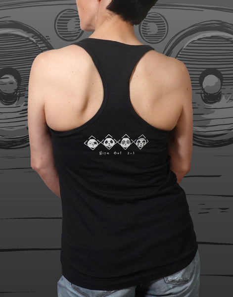 Panda KISS Junior Women's Racerback Tank