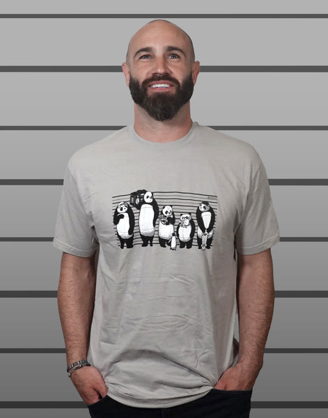 Panda Lineup Men's Fitted Crew Neck