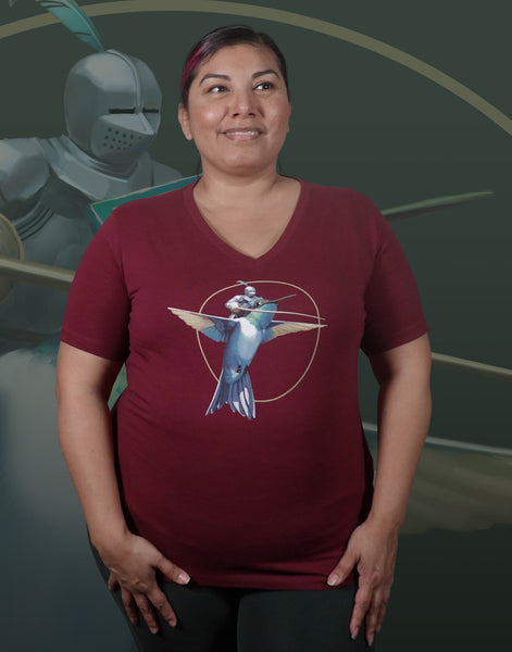 The Nectar Crusades Plus Size Relaxed Fit Women's V-Neck