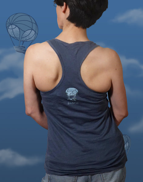 Whale Watching Junior Women's Racerback Tank