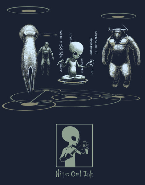 Alien DNA Men's Fitted Crew Neck
