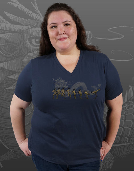 Bruce Plus Size Relaxed Fit Women's V-Neck