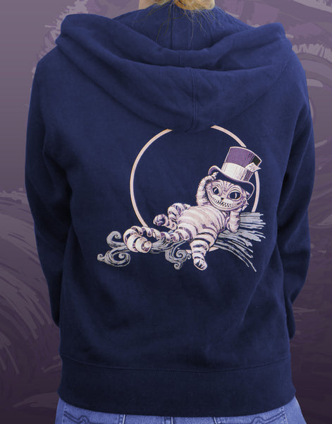 Cheshire Cat Junior Women's Zip Hoodie