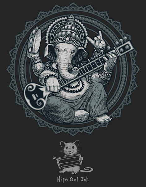Ganesha Junior Women's Fitted V-Neck (New Fit)