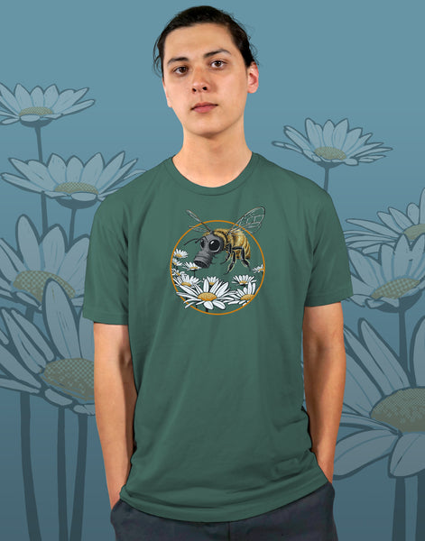 Honey Bee Men's Recycled Eco-Friendly Performance Tee