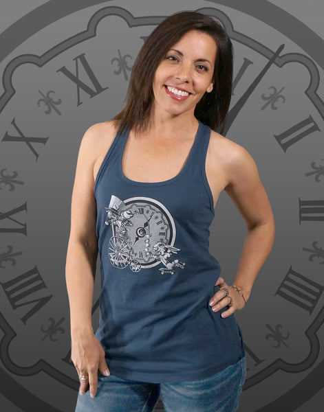 Mad Hatter Junior Women's Racerback Tank