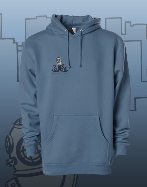 Walking Your Octopus Men's Heavyweight Pullover Hoodie