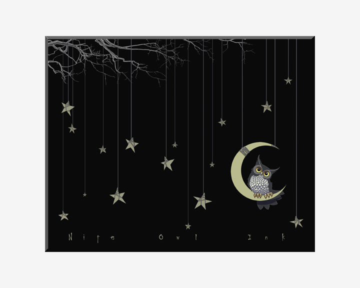 Nite Owl Art Print Nite Owl Ink