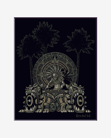 Aztec Beats Art Print