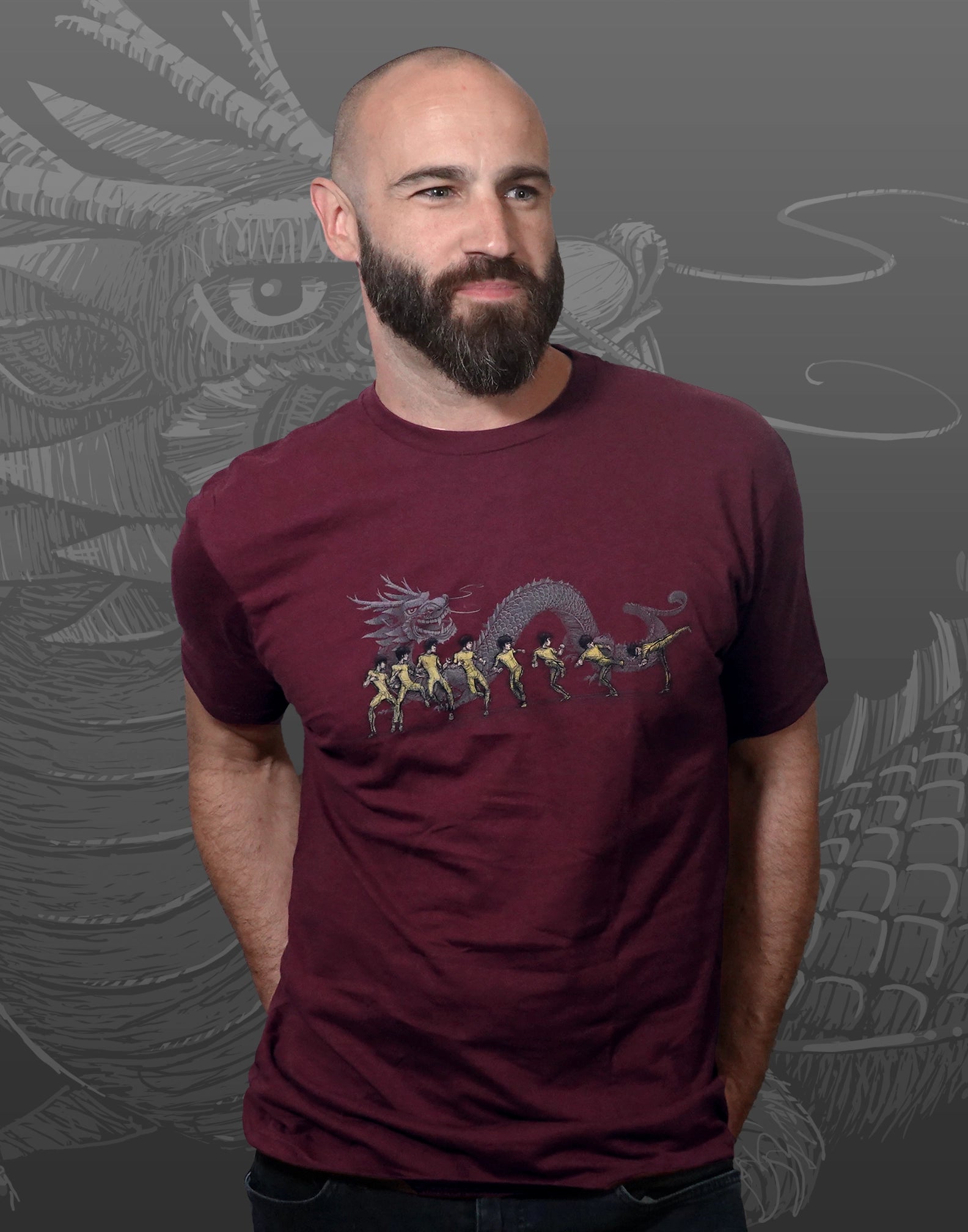 Bruce Men's Fitted Crew Neck