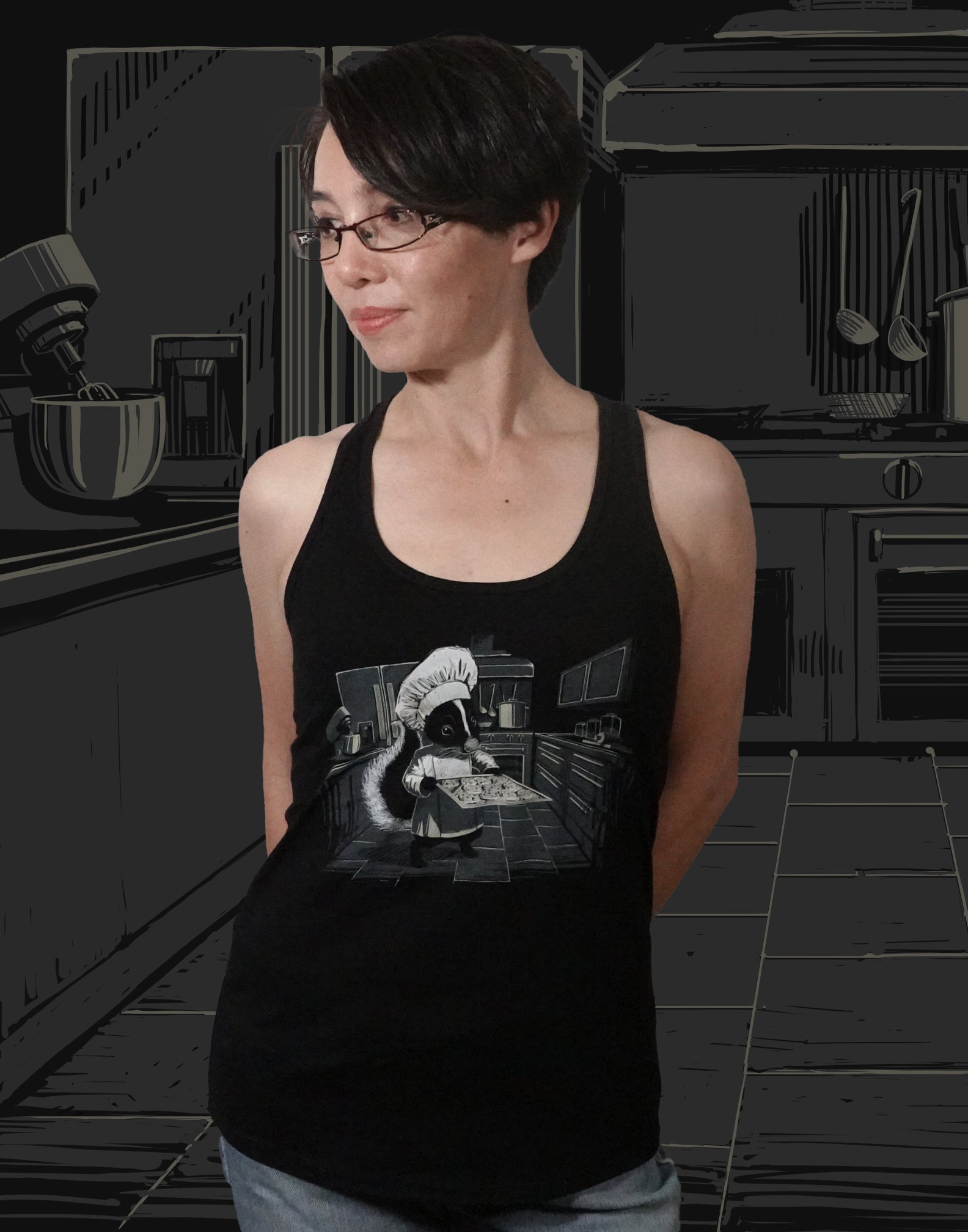 Freshly Baked Junior Women's Racerback Tank