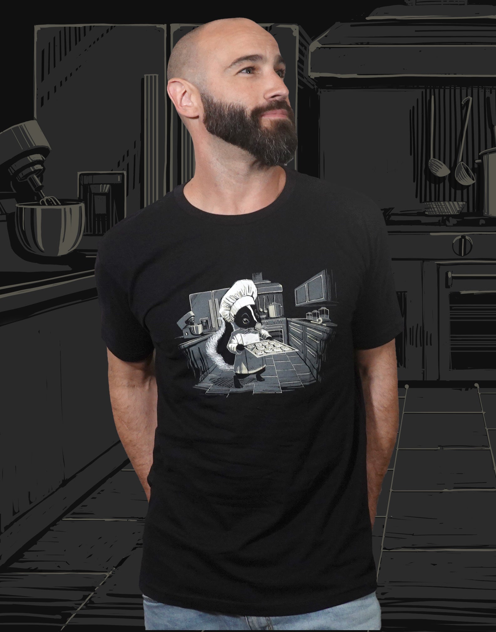 Freshly Baked Men's Fitted Crew Neck