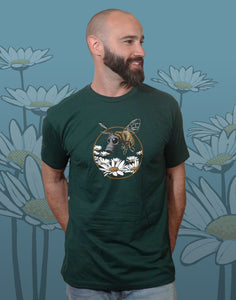 Honey Bee Men's Fitted Crew Neck