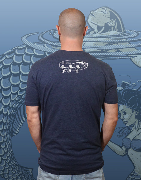 Mermaid Fishing Men's Fitted Crew Neck