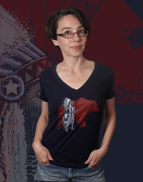Native Junior Women's Fitted V-Neck (New Fit)