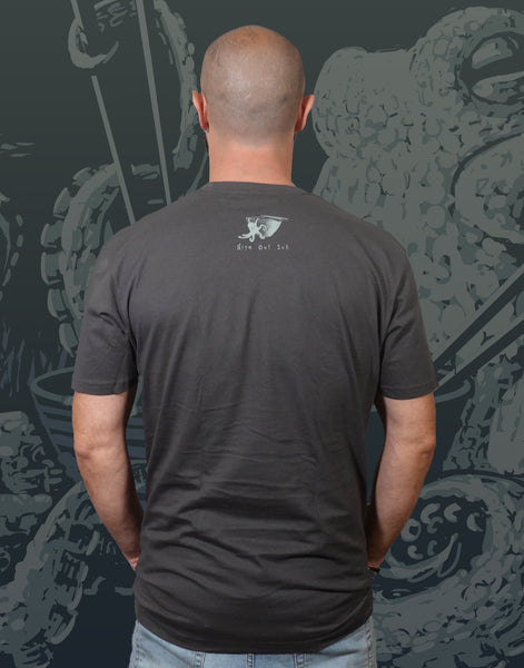 Octopus Ramen Men's Fitted Crew Neck