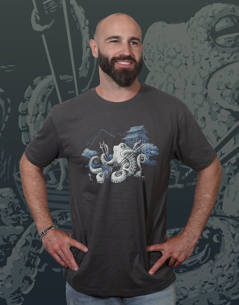Octopus Ramen Men's Fitted Crew Neck